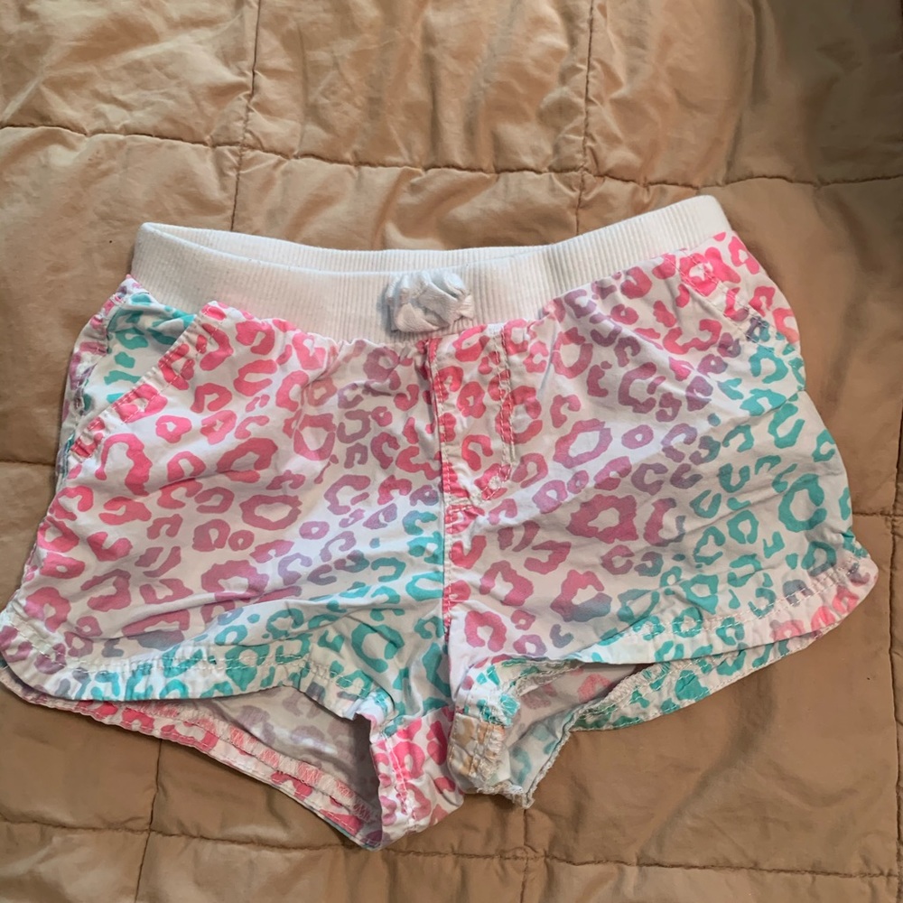 Girls Leopard print shorts